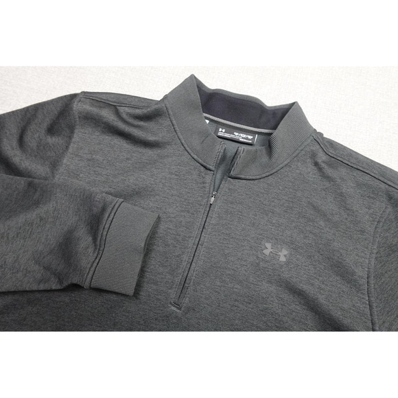 Under Armour Other - Under Armour ColdGear Quarter Zip Mens 3XLT Gray Fleece Pullover Sweatshirt